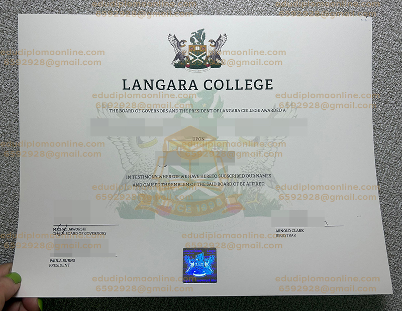 Langara College diploma