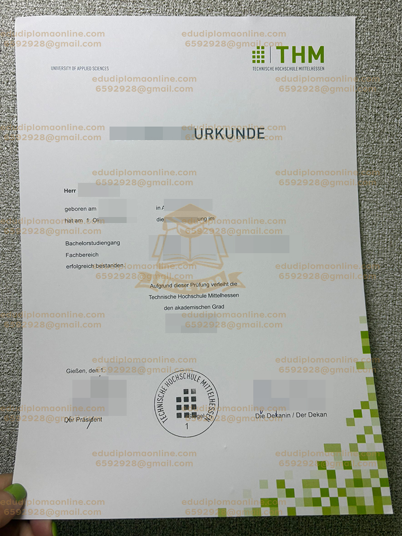 THM Urkunde