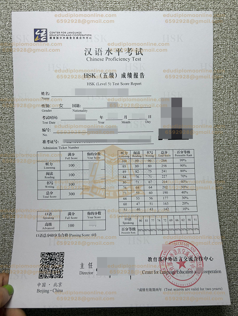 HSK Certificate