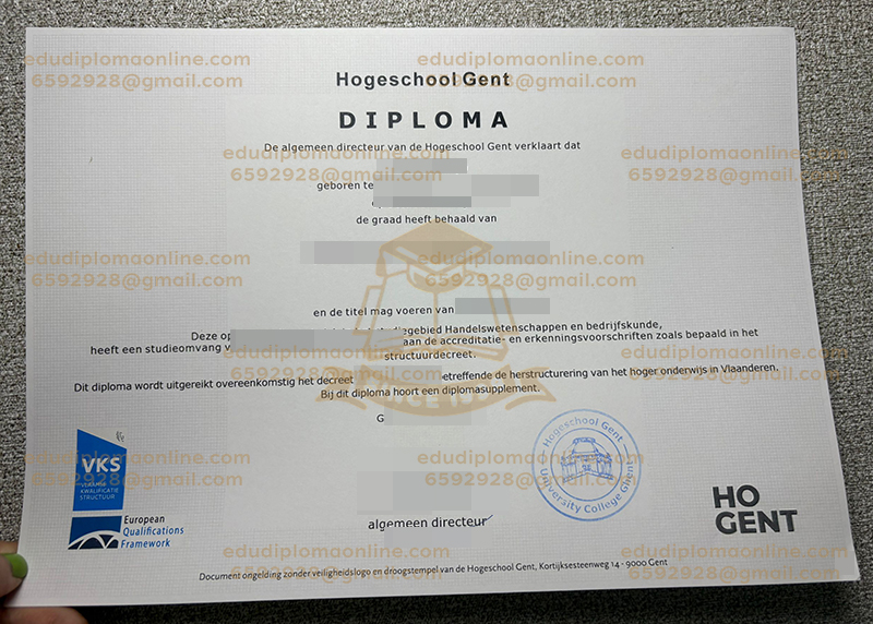 Hogeschool Gent diploma