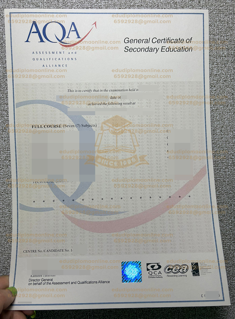 AQA GCSE Certificate