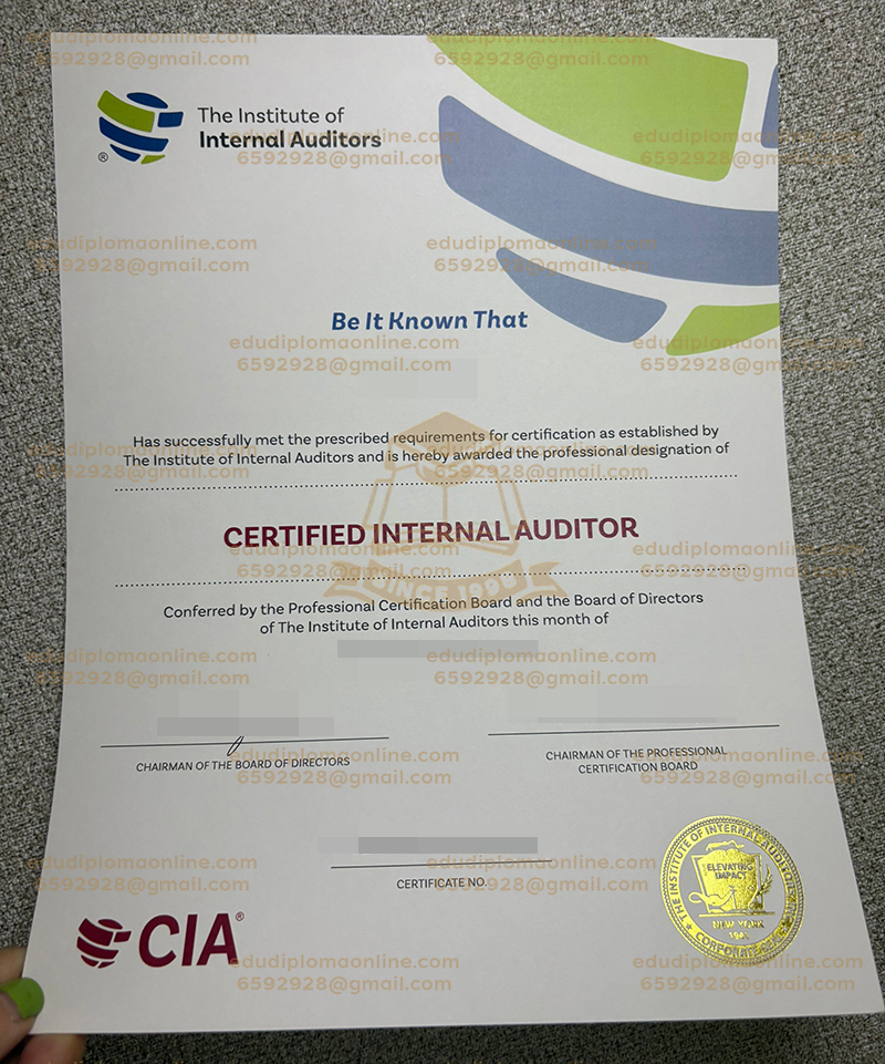 CIA Certificate