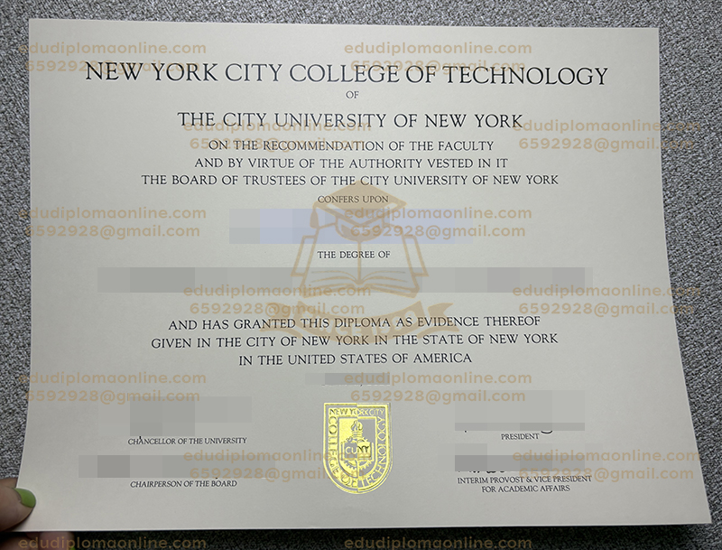 City Tech diploma