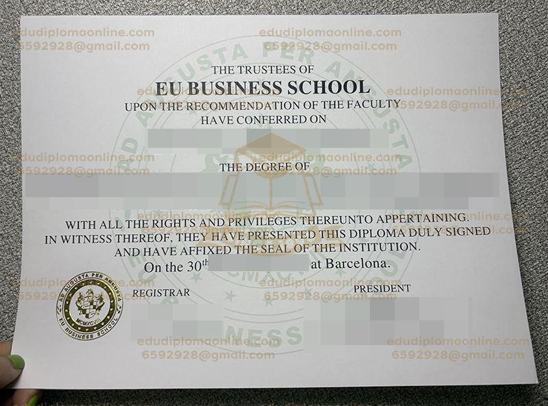 EU Business School diploma