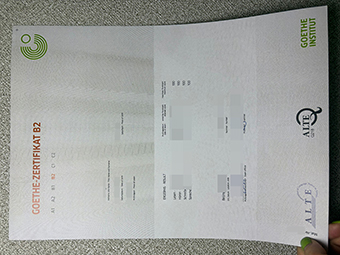 GOETHE-ZERTIFIKAT B2 Certificate-1