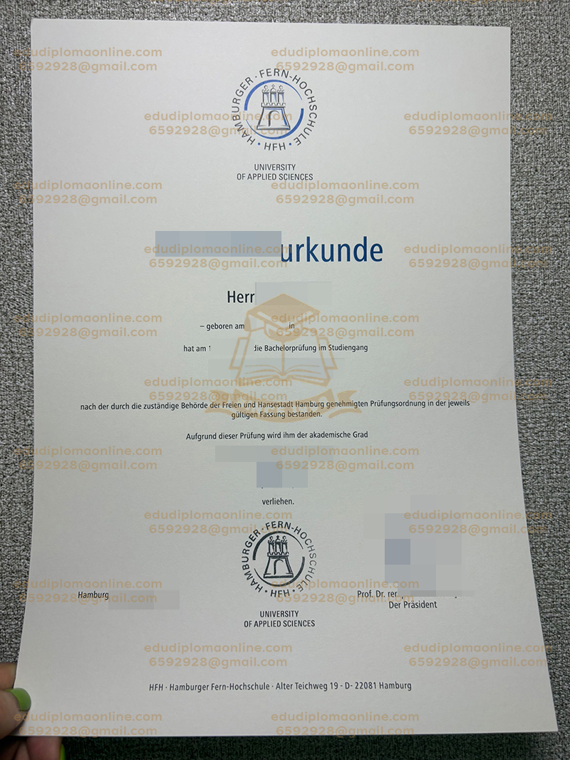 HFH Urkunde