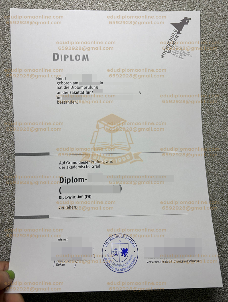 Hochschule Wismar diploma
