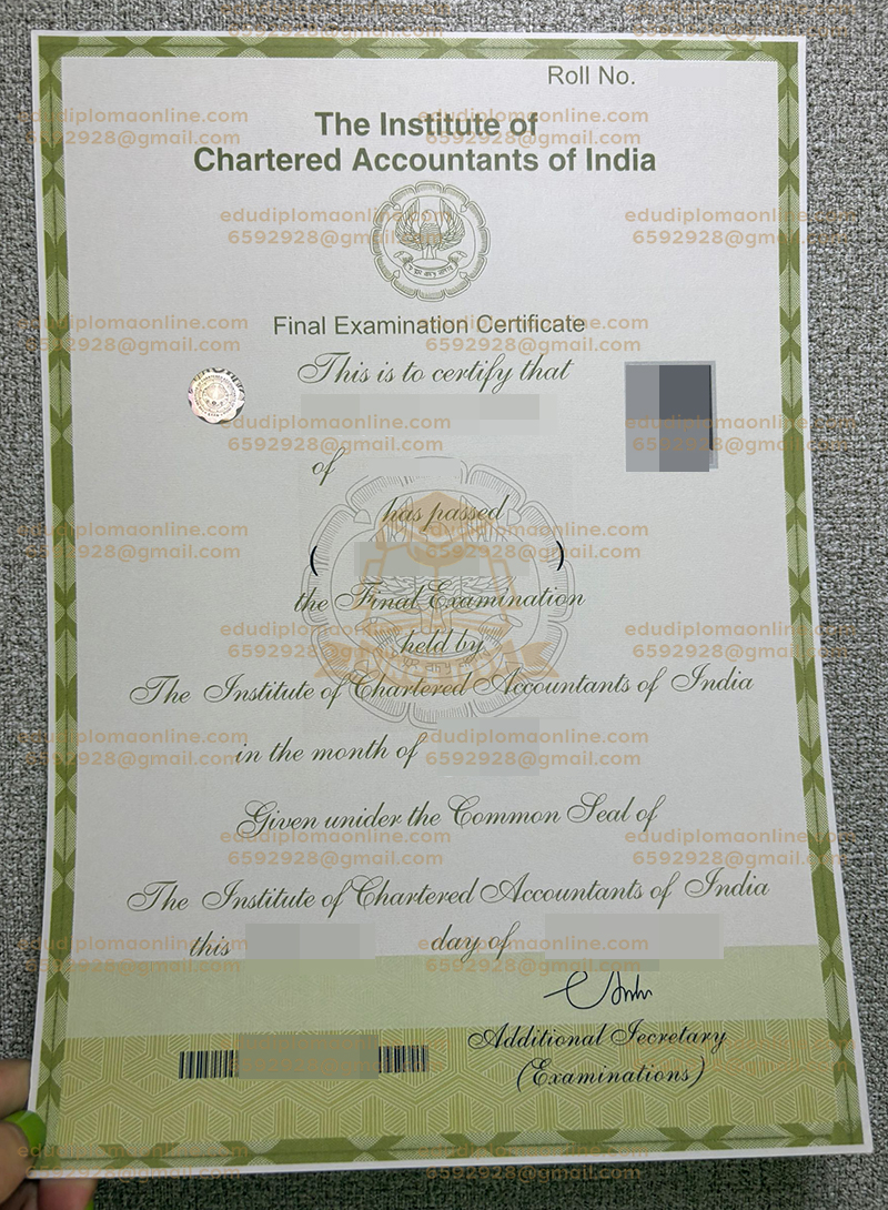 ICAI Certificate