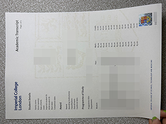 伦敦帝国学院成绩单-1