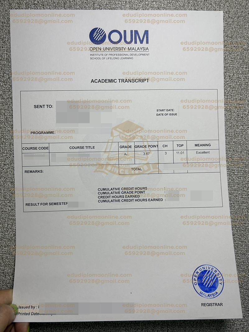 OUM transcript