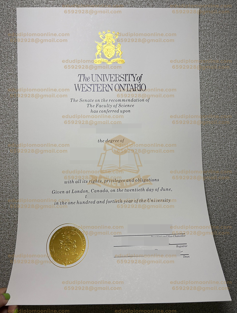 UWO diploma