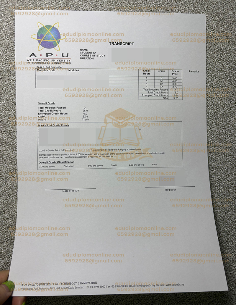 APU transcript