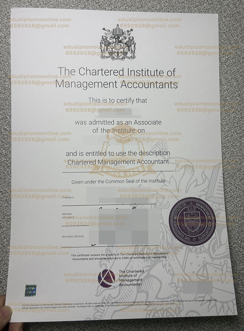 CIMA Certification