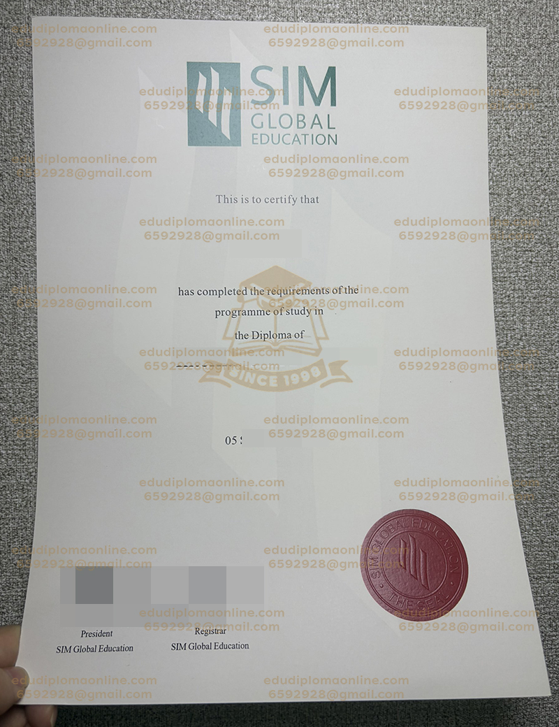 SIM GE diploma