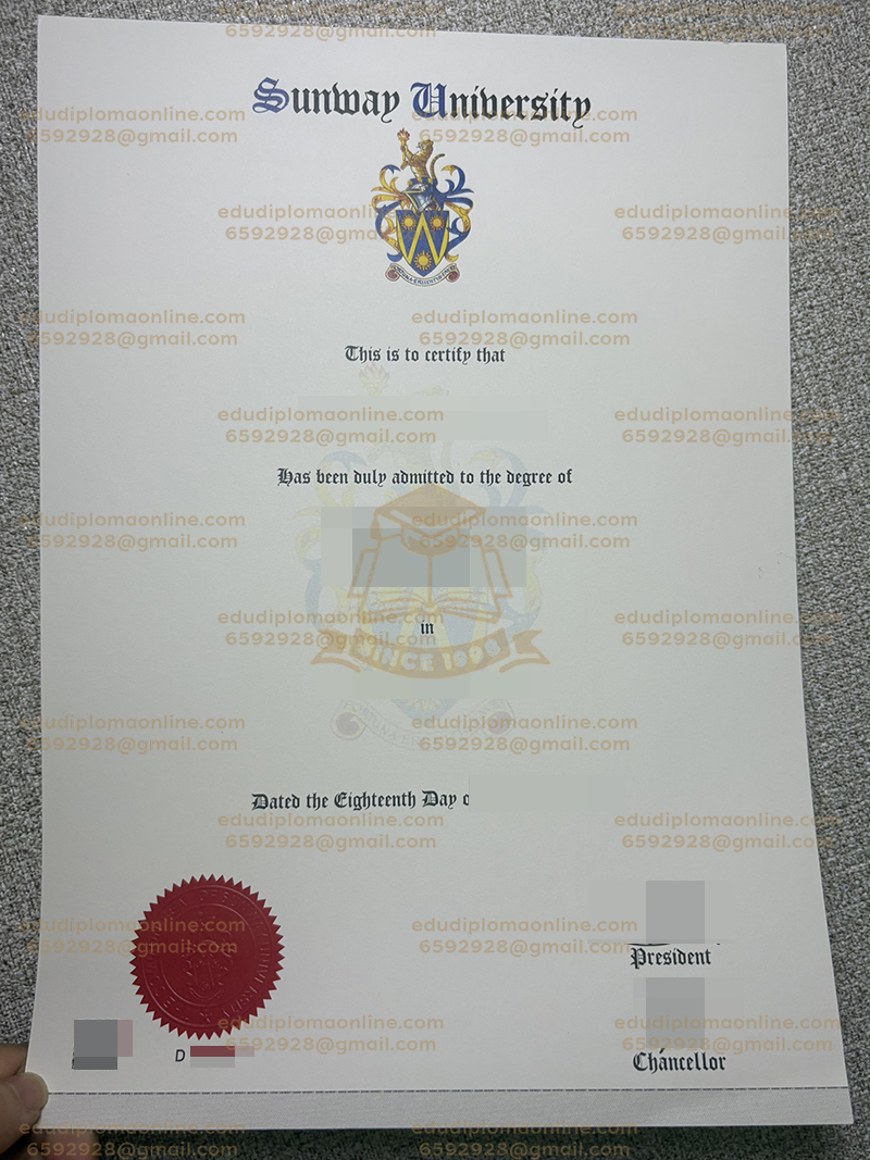 Sunway University degree