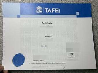 TAFE NSW Certificate-1
