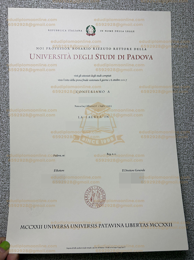 UniPd 학위