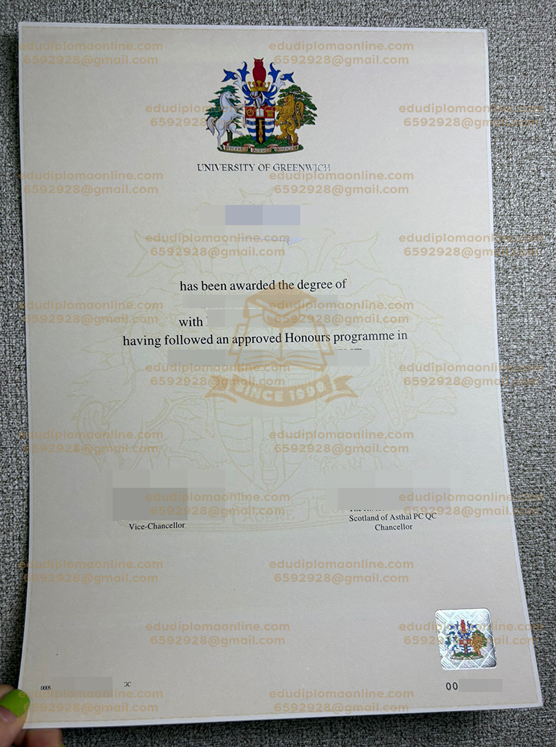 Diploma Universiteit van Greenwich