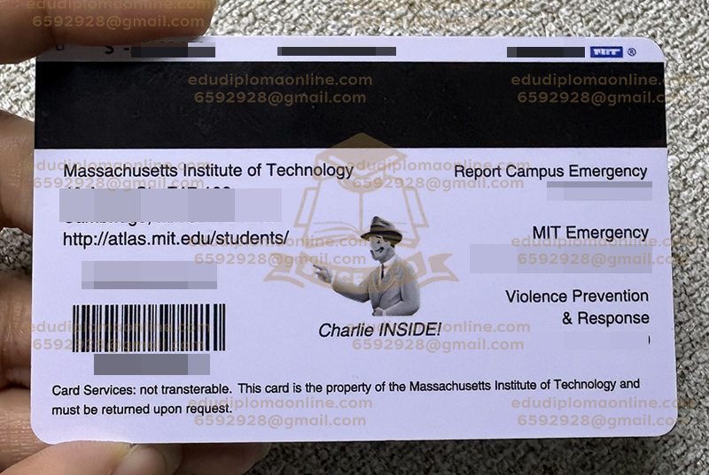 MIT Student ID Back
