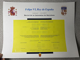 Universitat de Barcelona diploma