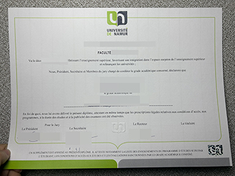 Université de Namur diploma-1