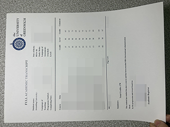 グリニッジ大学成績表-1